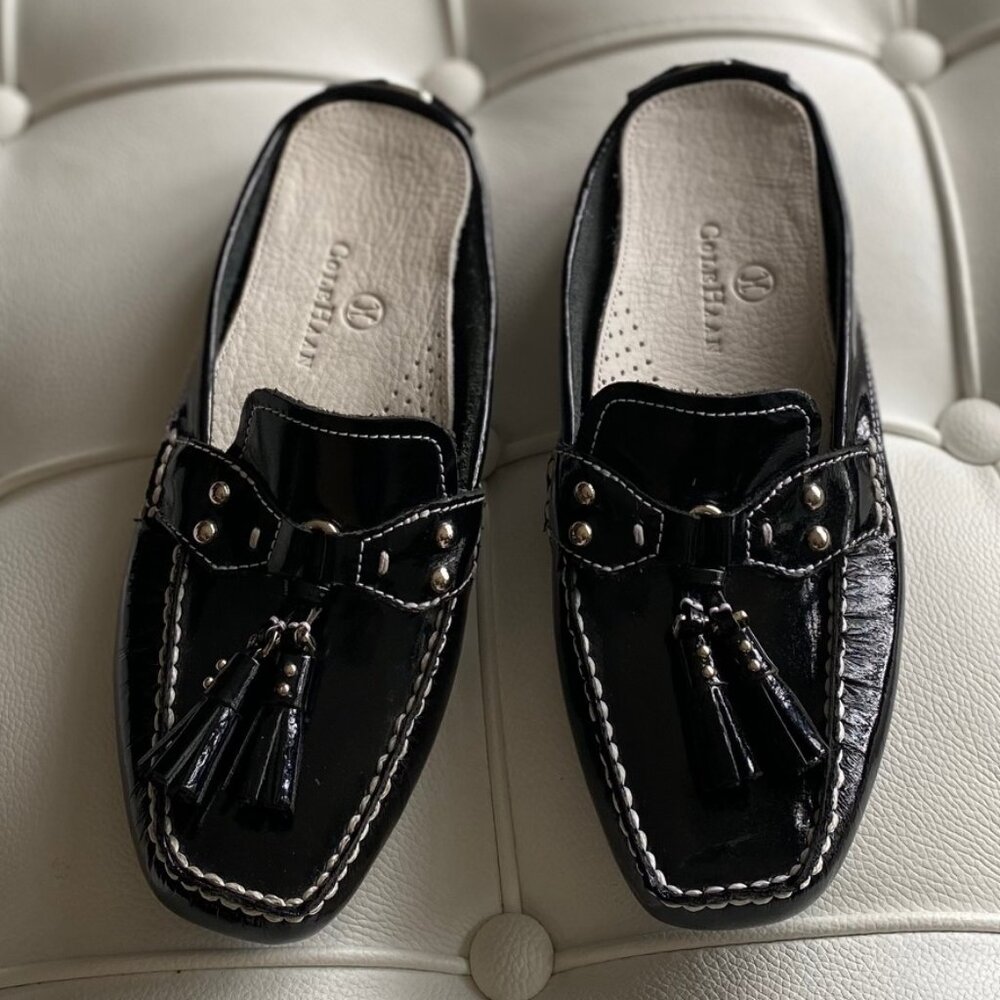 Patent Leather Mules Cole Hahn 5.5